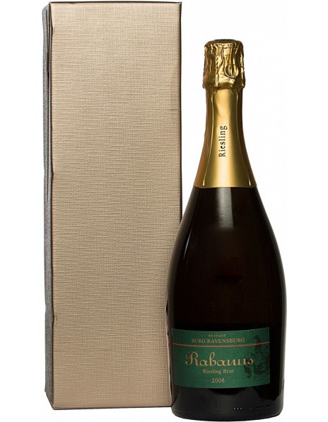 Шампанское Burg Ravensburg, "Rabanus" Riesling Brut, 2008, gift box