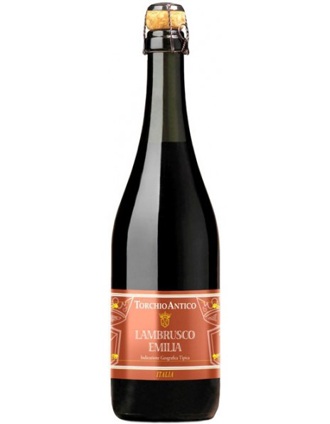Игристое вино Antica Cantina Boido, Torchio Antico, Lambrusco del Emilia IGT, Rosso