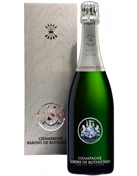 Шампанское "Barons de Rothschild" Blanc de Blancs Brut, gift box