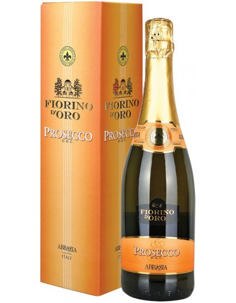 Игристое вино Abbazia, "Fiorino d'Oro" Prosecco Spumante DOC, gift box