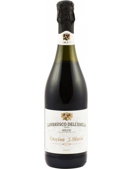 Игристое вино "Cascina S. Maria" Rosso Secco, Lambrusco dell'Emilia IGT
