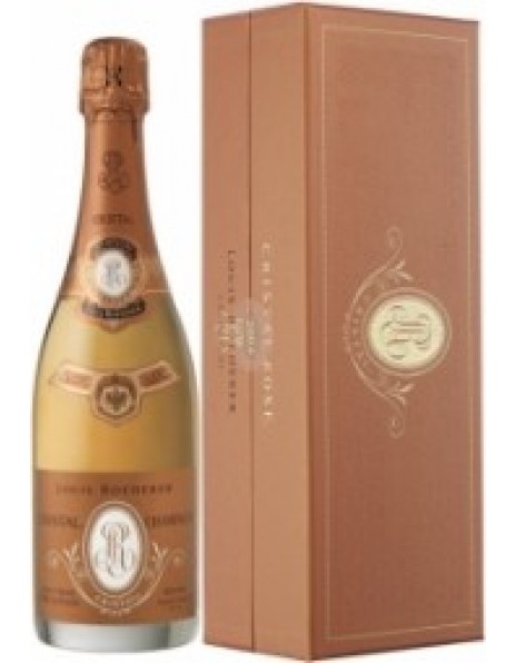 Шампанское Cristal Rose AOC 2004, gift box