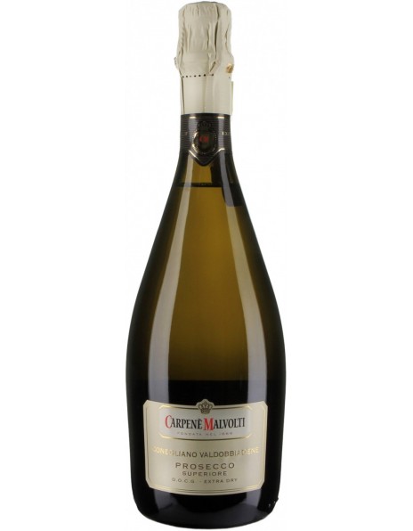 Игристое вино Carpene Malvolti, Extra Dry, Conegliano-Valdobbiadene Prosecco Superiore DOCG