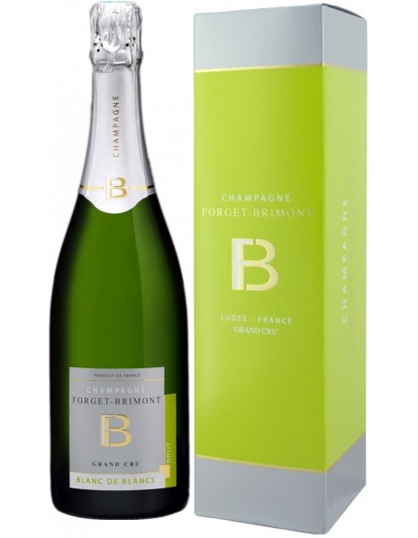 Шампанское Forget-Brimont, Blanc de Blancs Grand Cru, Champagne AOC, gift box