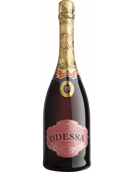 Игристое вино "Одесса" Красное полусладкое