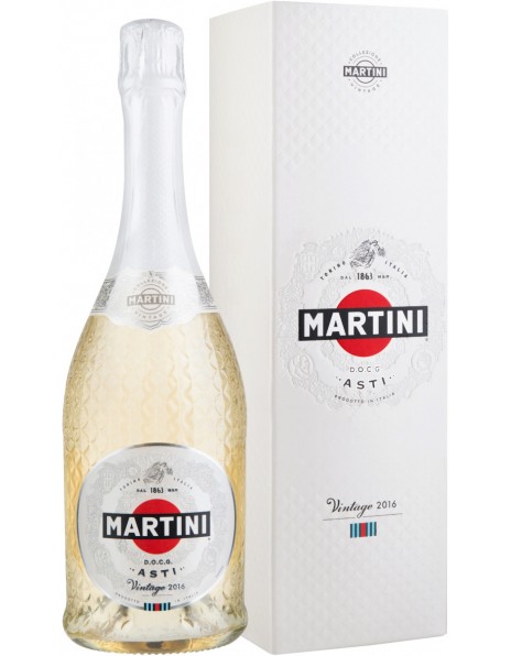 Игристое вино "Martini" Asti Vintage DOCG, 2016, gift box