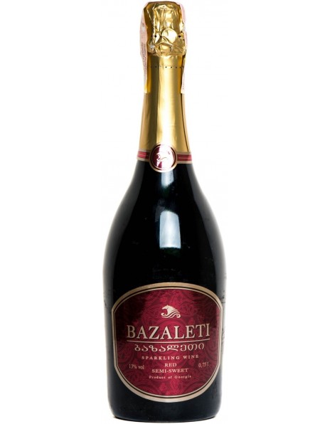 Игристое вино GWS, "Bazaleti" Red Semi-Sweet