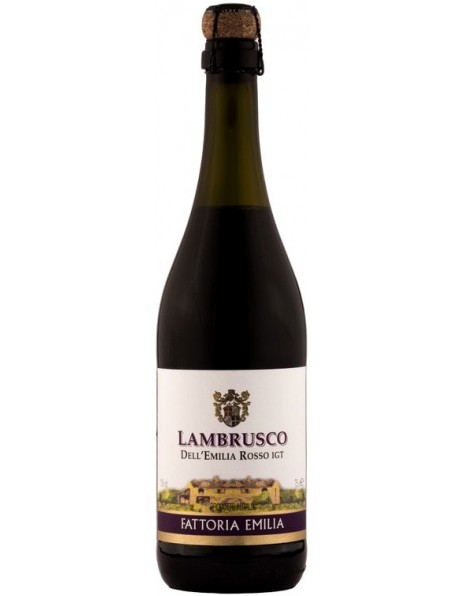 Игристое вино "Fattoria Emilia" Rosso Amabile, Lambrusco dell'Emilia IGT
