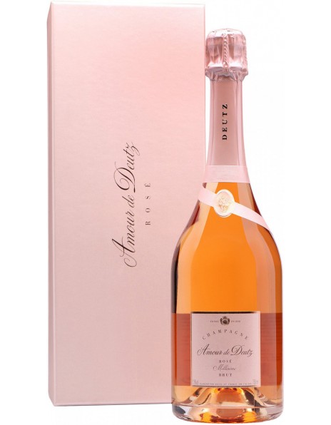 Шампанское "Amour de Deutz" Brut Rose, 2007, gift box