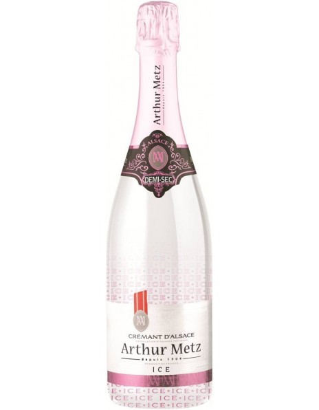 Игристое вино Arthur Metz, "Ice" Rose Demi-Sec, Cremant d'Alsace AOP