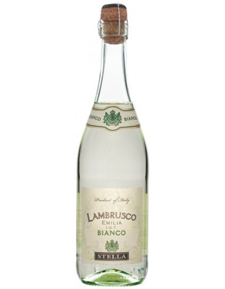 Игристое вино "Stella" Bianco, Lambrusco dell'Emilia IGT
