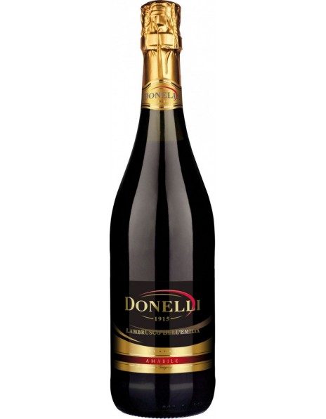 Игристое вино Donelli, Lambrusco dell'Emilia IGT Rosso Amabile