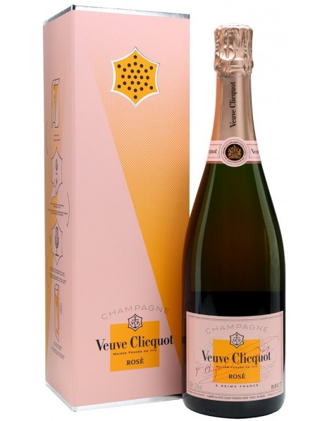 Шампанское Veuve Clicquot, Brut Rose, with gift box "Clicq'Call"