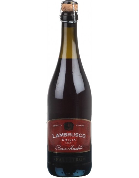 Игристое вино "Palestro" Lambrusco Emilia IGT Rosso Amabile