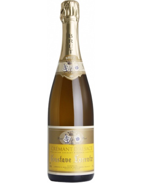 Игристое вино Gustave Lorentz, Cremant d'Alsace Brut Blanc