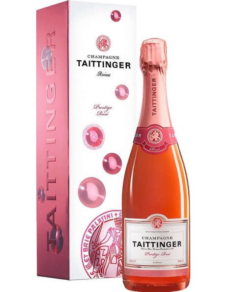 Шампанское Taittinger, "Prestige Rose" Brut, gift box