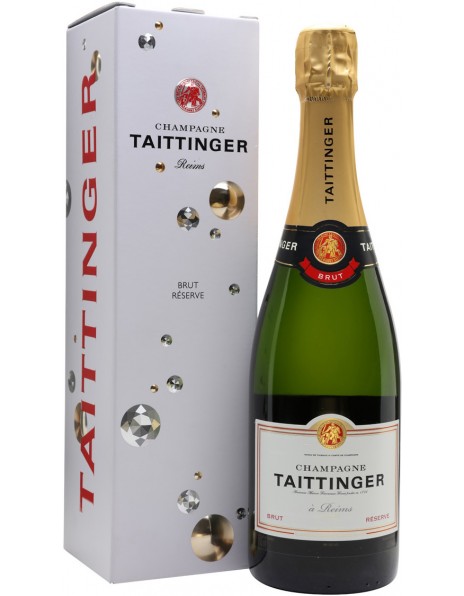 Шампанское Taittinger, Brut Reserve, gift box