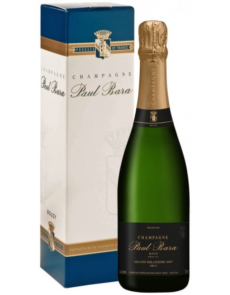 Шампанское Paul Bara, Grand Millesime Brut, Champagne AOC, 2010, gift box