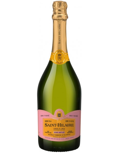 Игристое вино "Saint-Hilaire" Rose Brut, Cremant de Limoux AOC, 2015