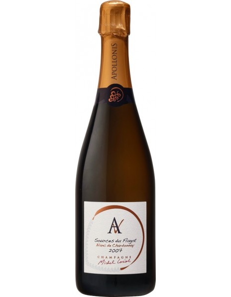 Шампанское Apollonis, "Les Sources du Flagot" Blanc de Blancs Extra-Brut, Champagne AOC, 2007