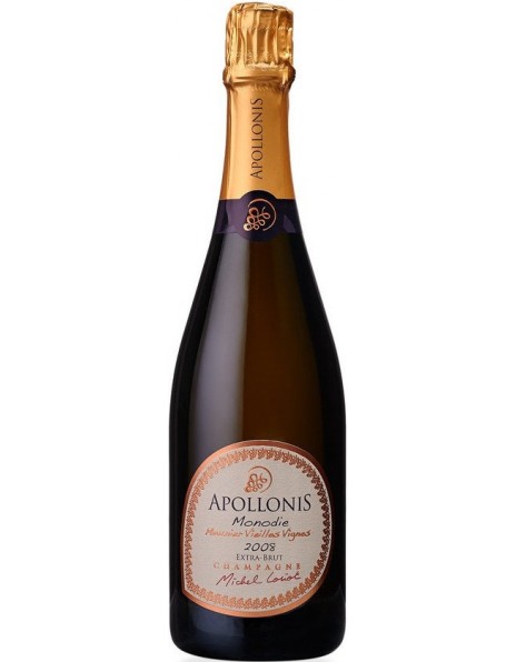 Шампанское Apollonis, "Monodie" Meunier Vieilles Vignes Extra-Brut, Champagne AOC, 2008