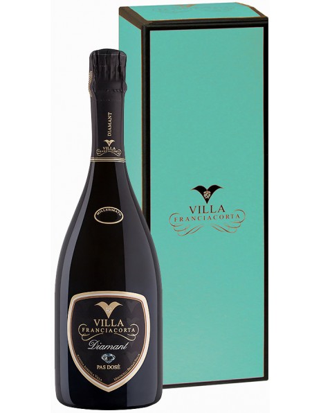 Игристое вино Villa Franciacorta, "Diamant" Pas Dose, Franciacorta DOCG, 2011, gift box