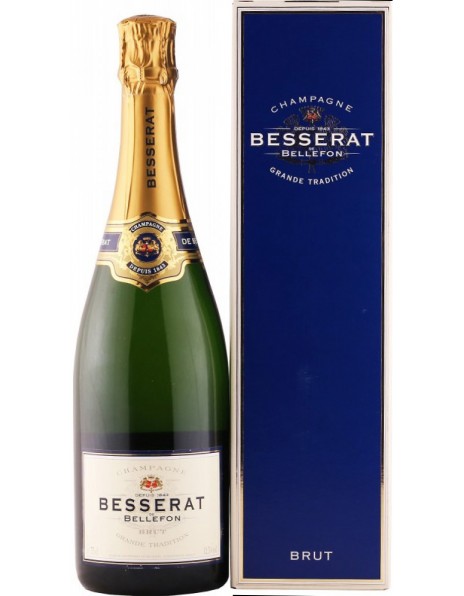 Шампанское Besserat de Bellefon, Grande Tradition Brut, gift box