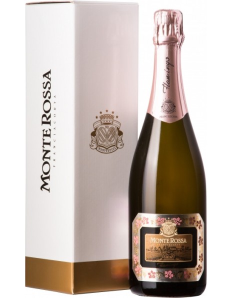 Игристое вино Monte Rossa, "Flamingo" Brut Rose, Franciacorta DOCG, gift box
