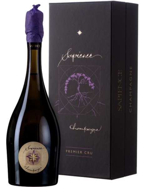 Шампанское "Sapience" Premier Cru Extra Brut, Champagne AOC, 2008, gift box